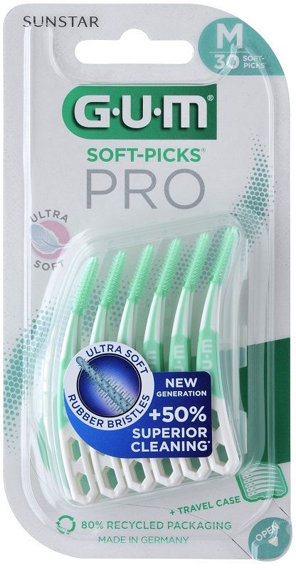 GUM SOFT PICK PRO MEDIUM 30 PEZZI