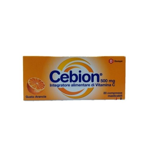 CEBION MASTICABILE ARANCIA VITAMINA C 20 COMPRESSE