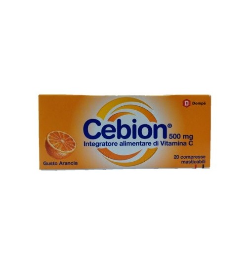 CEBION MASTICABILE ARANCIA VITAMINA C 20 COMPRESSE