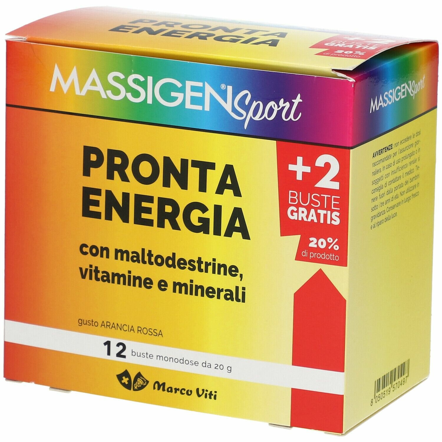 MASSIGEN SPORT PRONTA EN12BUST