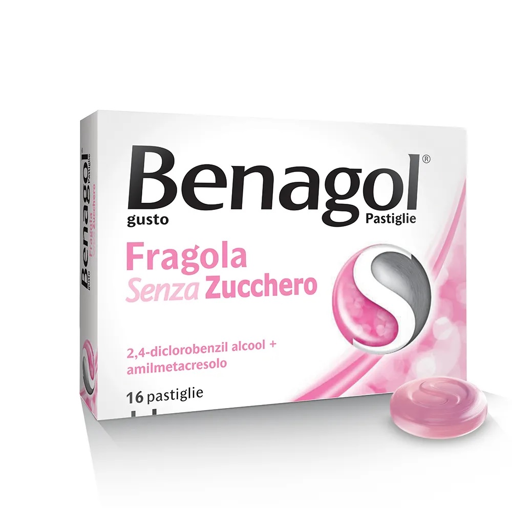 BENAGOL 16 PASTIGLIE FRAGOLA SENZA ZUCCHERO