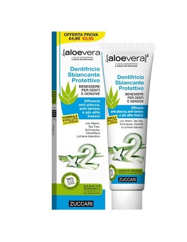 ALOEVERA2 DENTIFRICIO SBIANCANTE PROTETTIVO