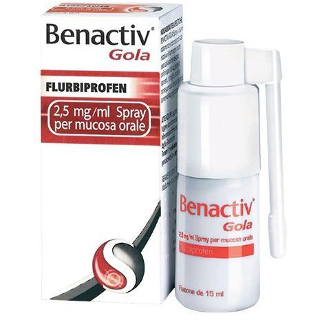 BENACTIV GOLA SPRAY 15ML 0,25%