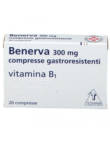 BENERVA 20 COMPRESSE 300 MG