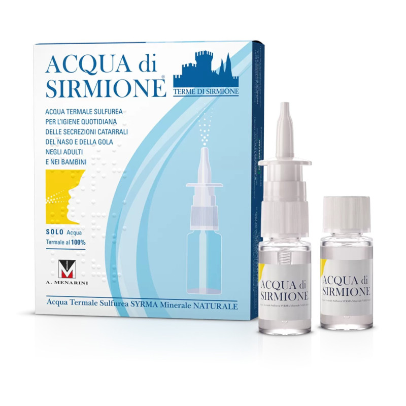 ACQUA DI SIRMIONE MINERALE NATURALE 15 ML 6 FLACONCINI