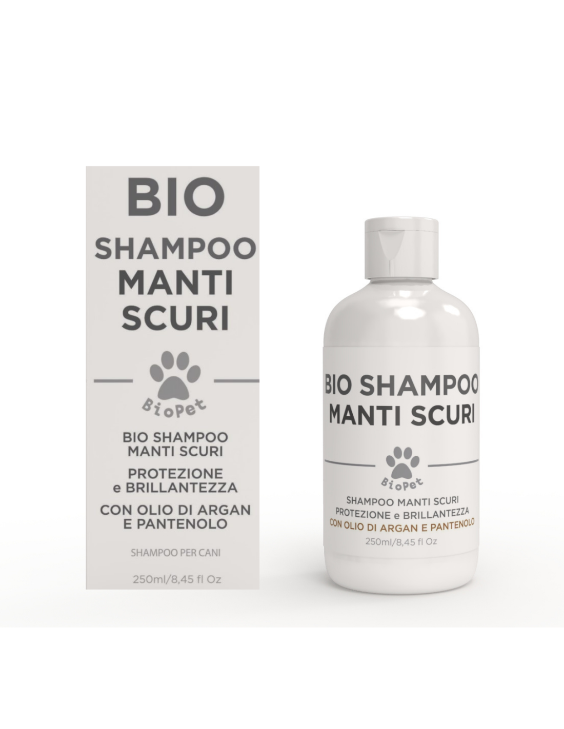 BIOPET SHAMPOO MANTI SCURI 250ML