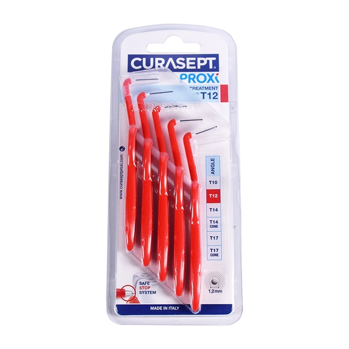 CURASEPT PROXI ANGLE T12 ROSSO/RED 6 PEZZI
