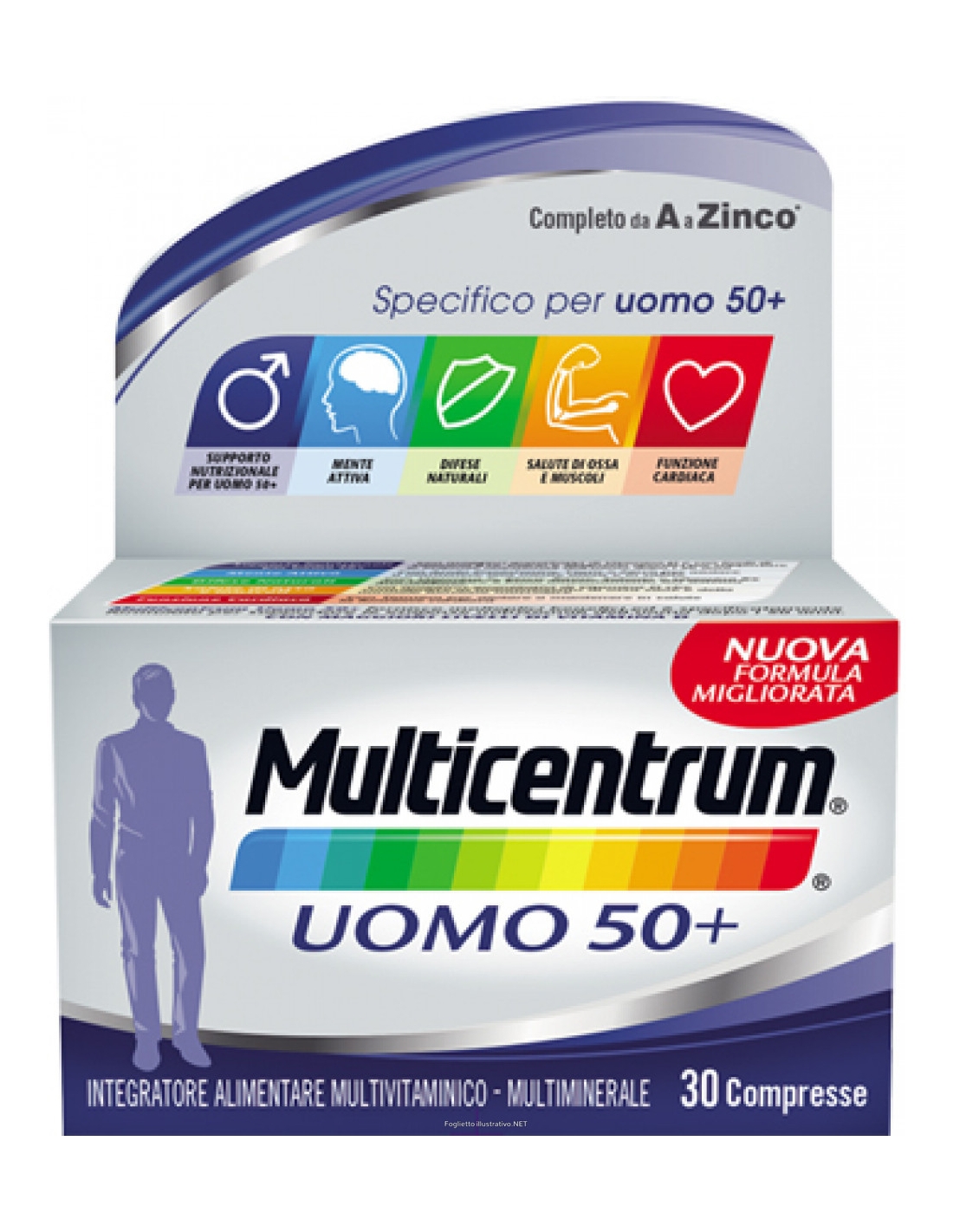 MULTICENTRUM UOMO 50+ 30CPR