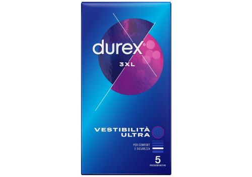 DUREX 3XL VESTIBILITA' ULTRA 5 PEZZI