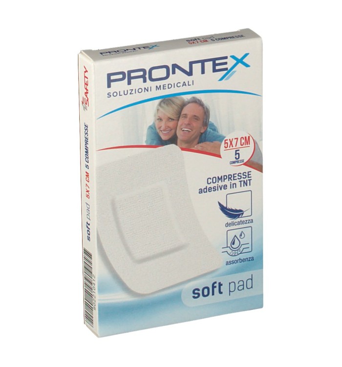 GARZA PRONTEX SOFT 5X7CM 5 PEZZI