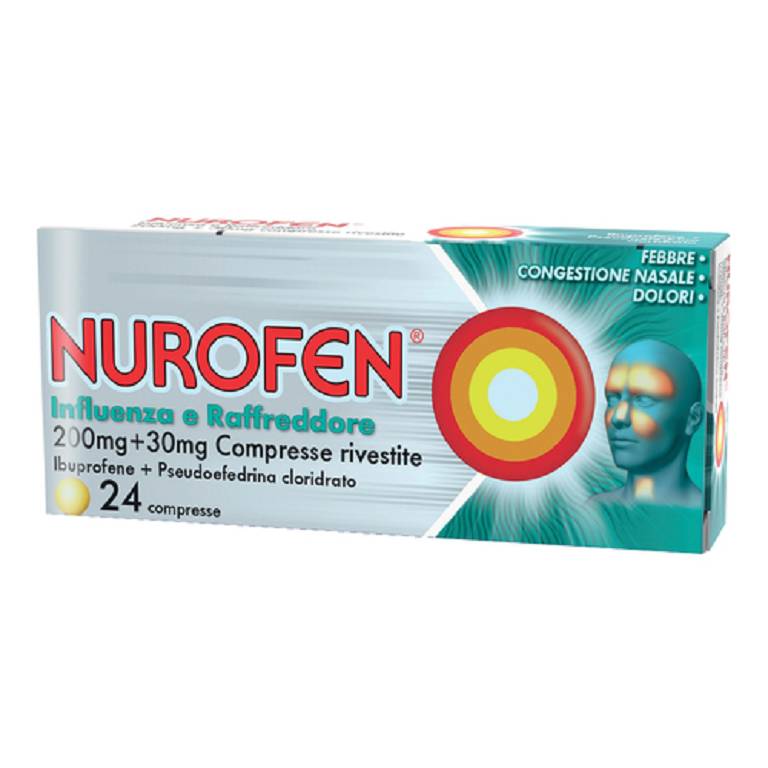 NUROFEN INFLUENZA E RAFFREDDORE 24 COMPRESSE