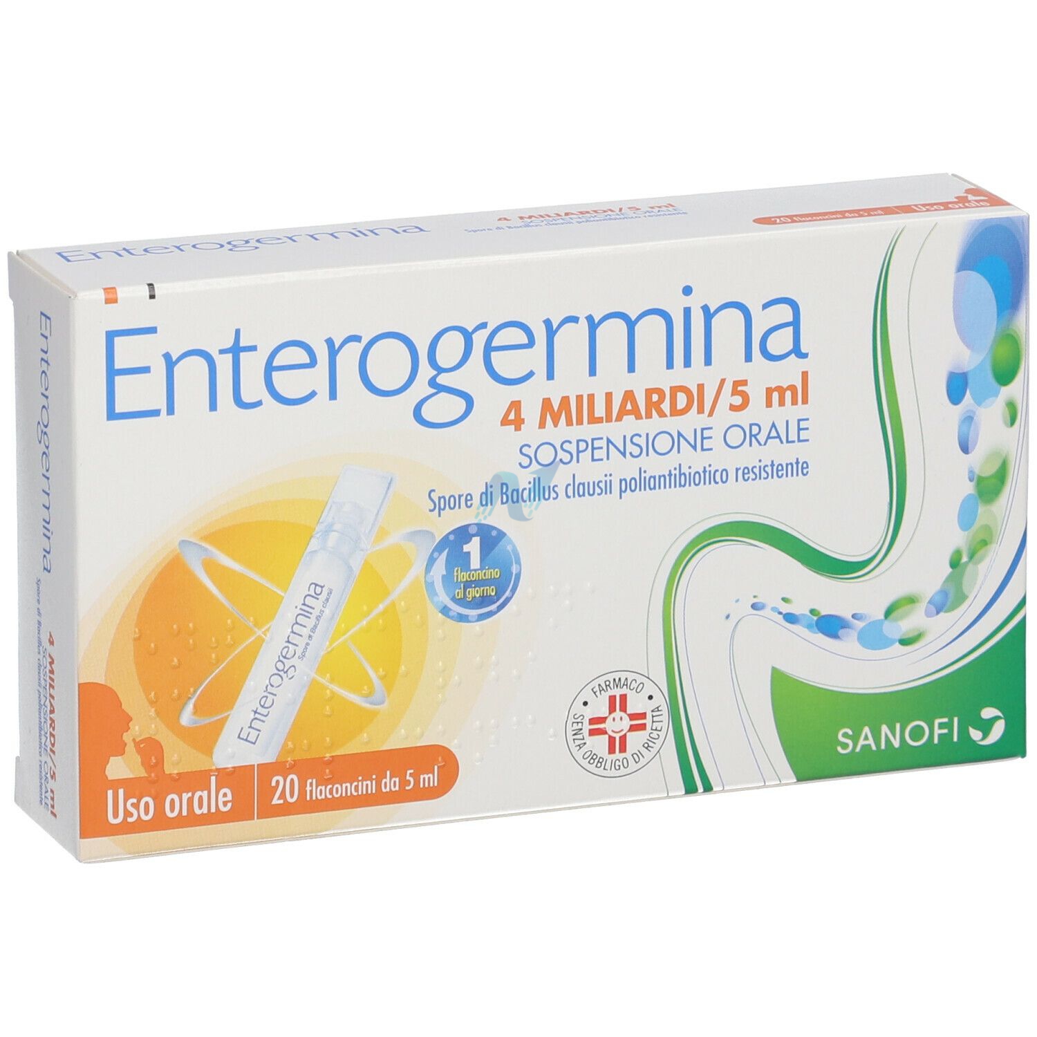 ENTEROGERMINA 20 FLACONCINI 4MLD/5ML