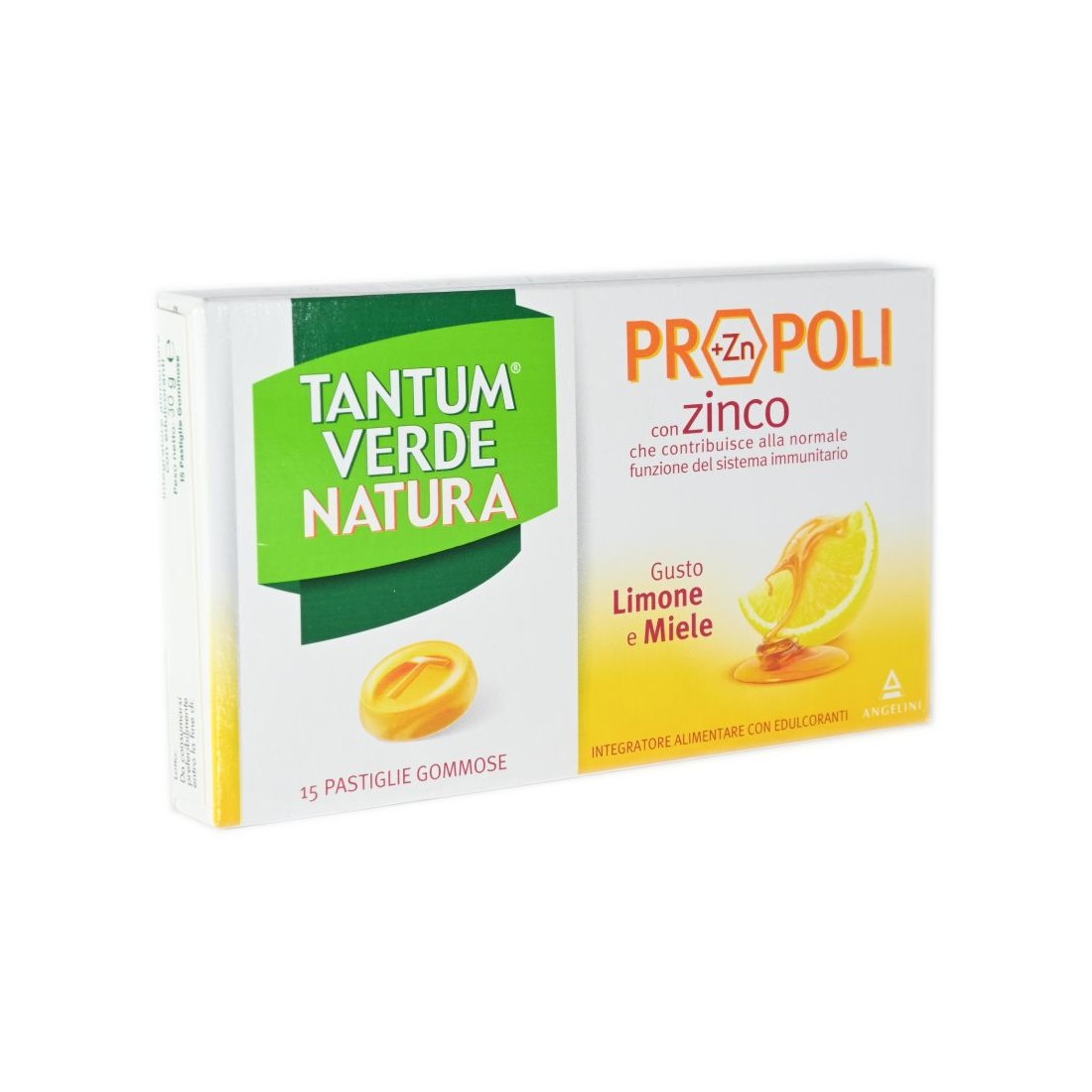 TANTUM VERDE NATURA 15 PASTIGLIE GOMMOSE LIMONE E MIELE