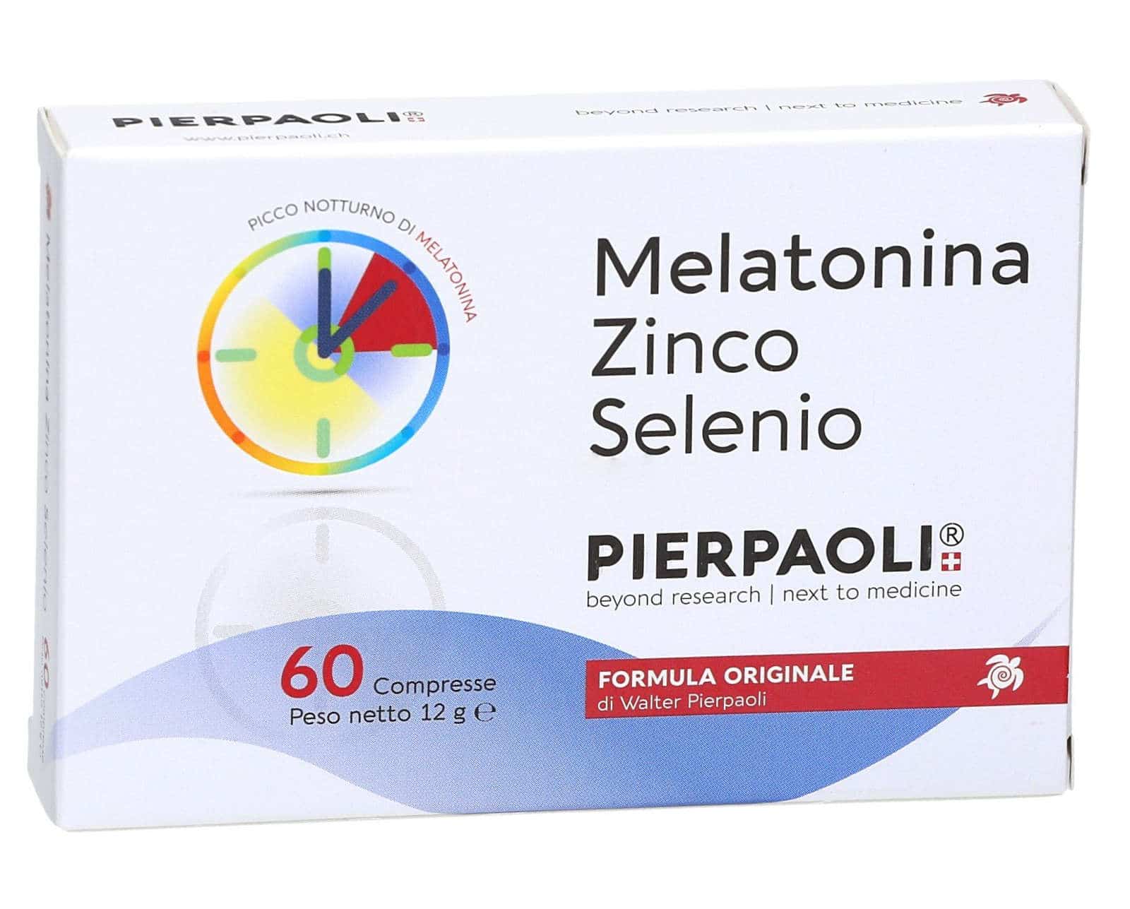 MELATONINA ZINCO-SELENIO PIERPAOLI 60CPR