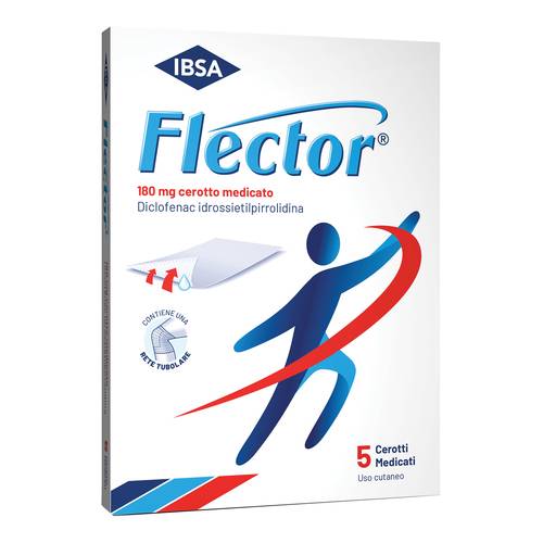 FLECTOR 5 CEROTTI MEDICATI 180MG