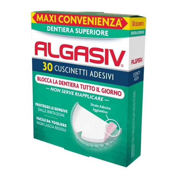 ALGASIV ADESIVI PROTESI SUPERIORE 30 PEZZI