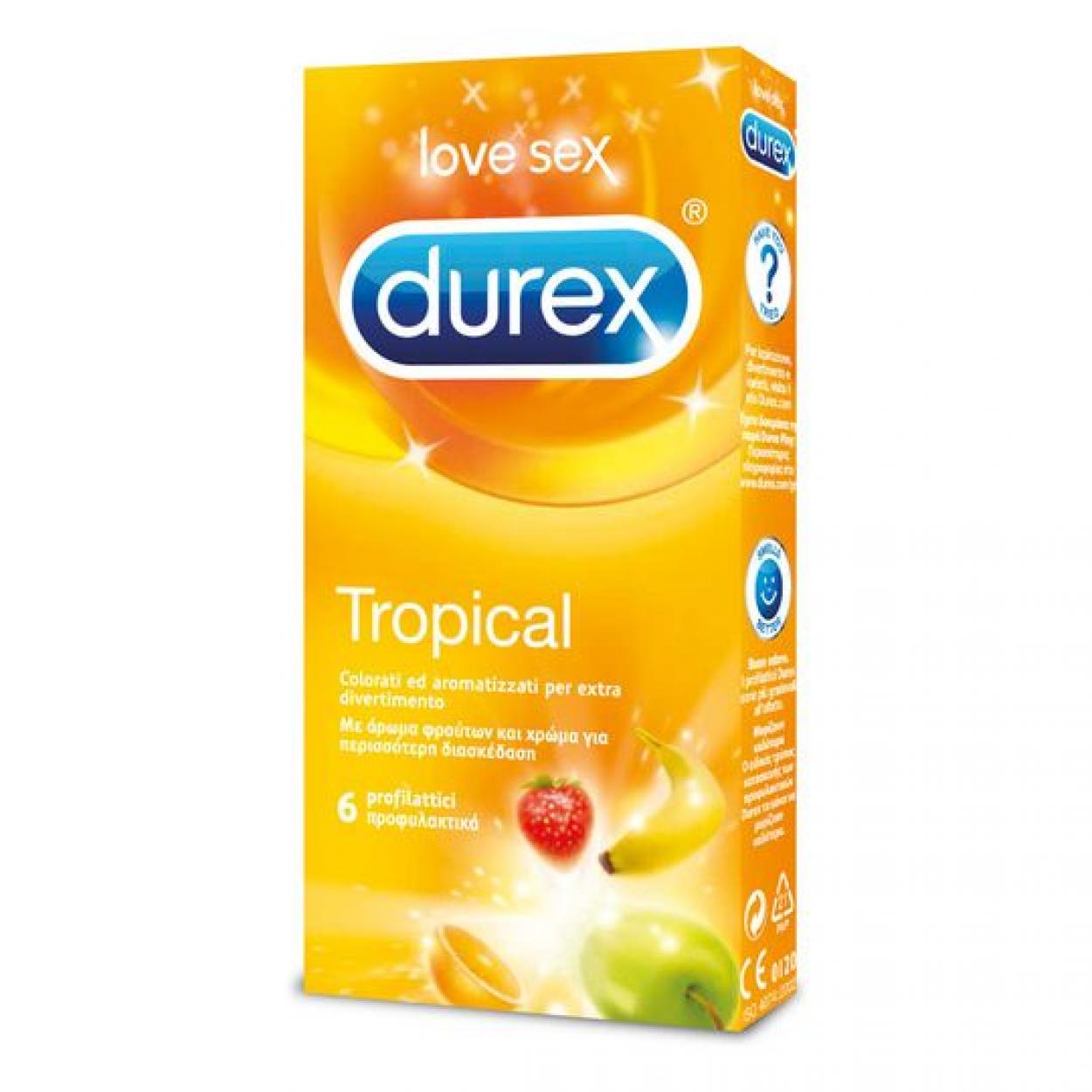 DUREX TROPICAL EASY ON 6 PEZZI