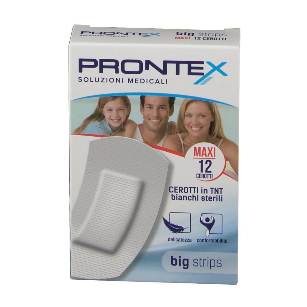 CEROTTI PRONTEX BIG STRIPS 12 PEZZI