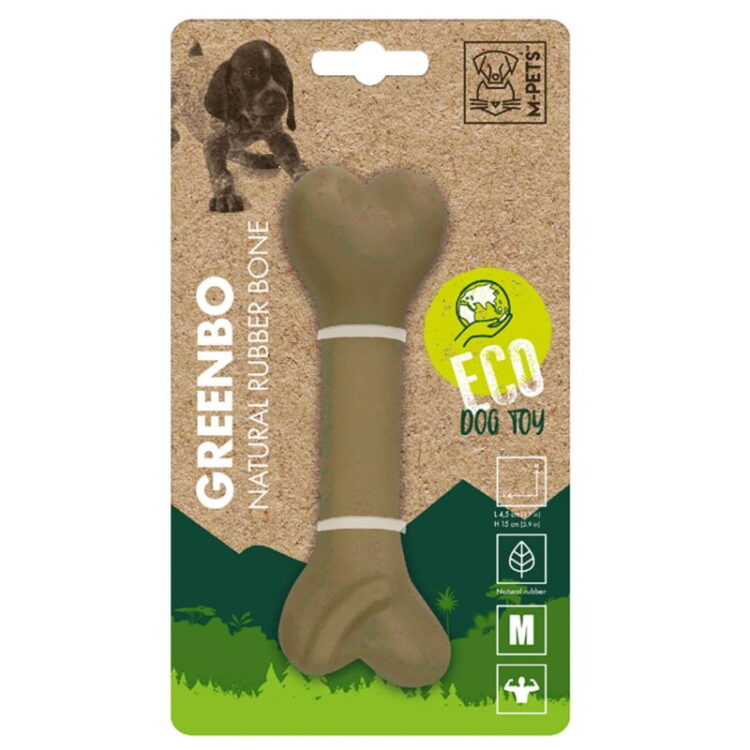 MPETS OSSO GOMMA NATURALE GREENBO M