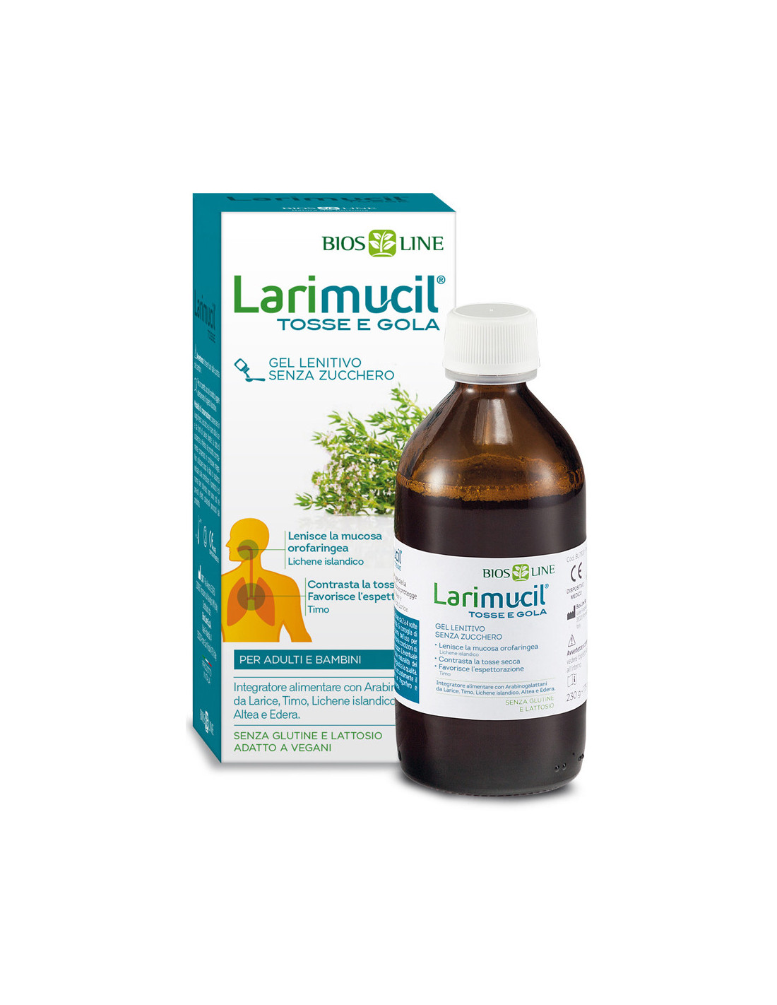 LARIMUCIL TOSSE GOLA 120 ML