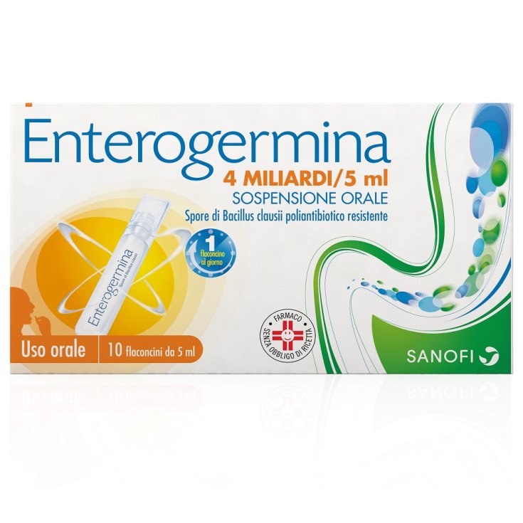 ENTEROGERMINA 10 FLACONCINI 4MLD/5ML