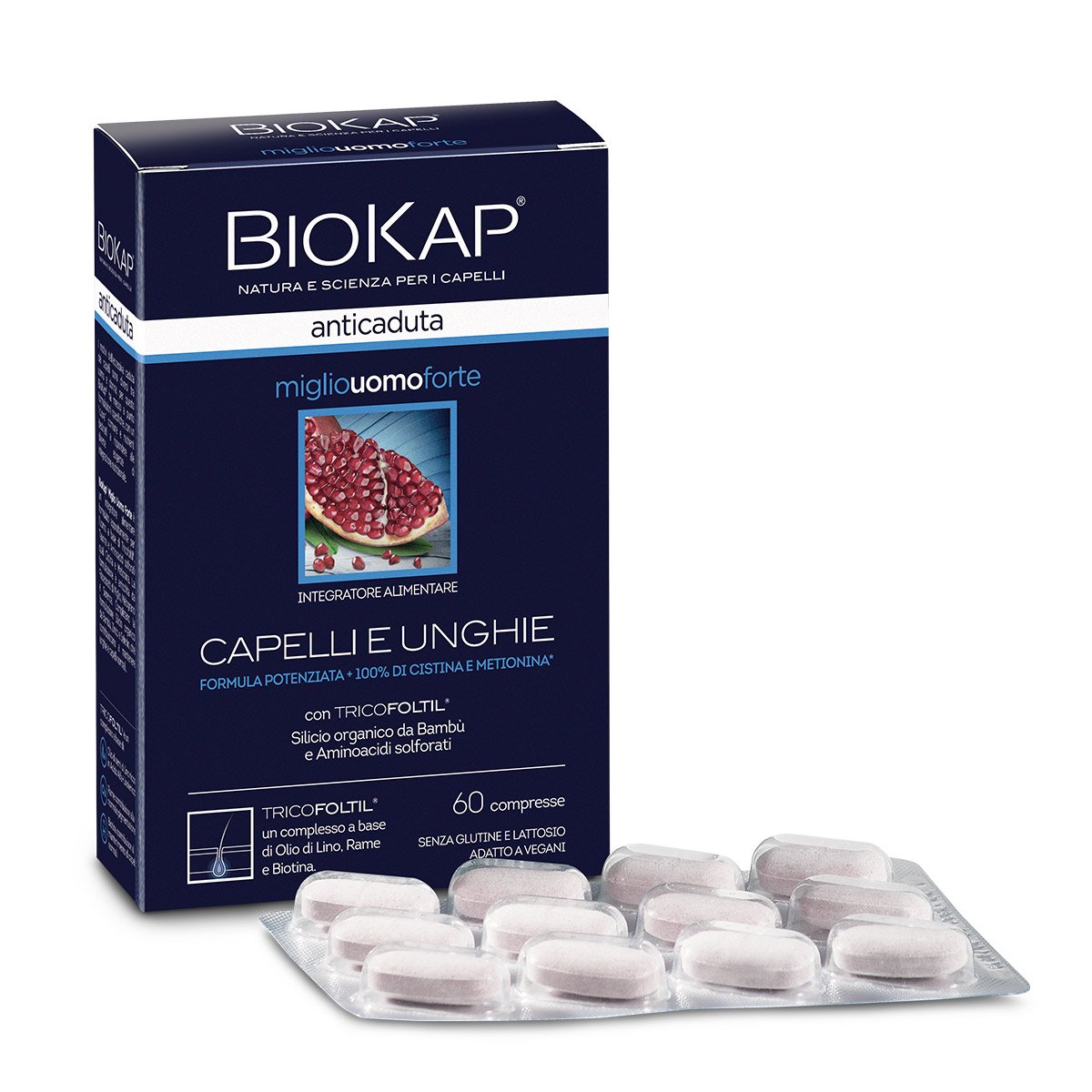 BIOKAP MIGLIO UOMO FORTE 60 COMPRESSE