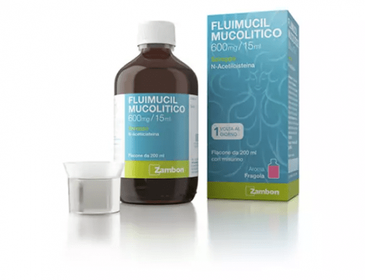 FLUIMUCIL MUCOL SCIR 600MG/15ML