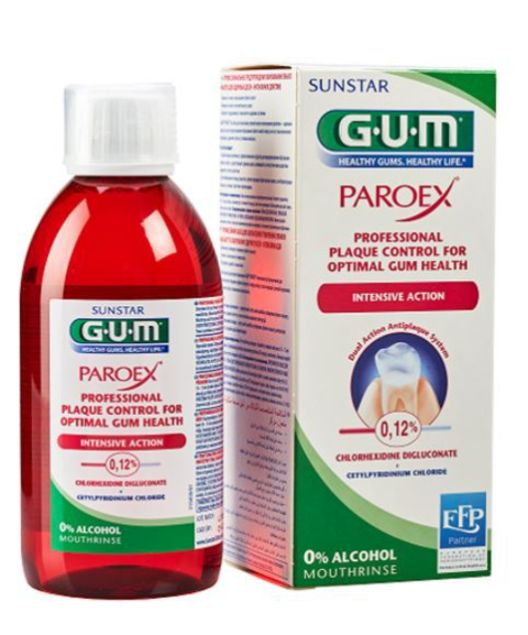 GUM PAROEX 0,12 COLLUTORIO CLOREXIDINA 300ML