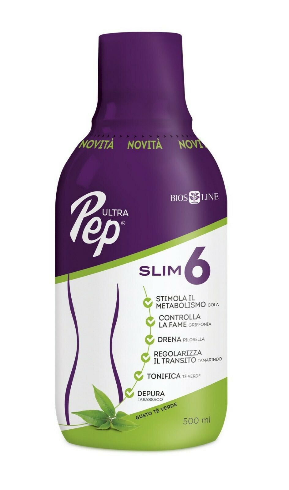 ULTRA PEP SLIM 6 TE' VERDE 500ML