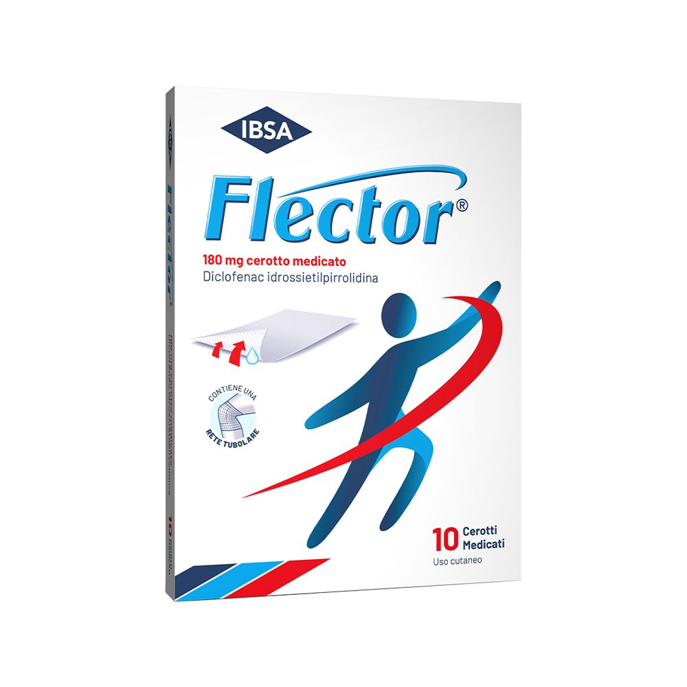 FLECTOR 10 CEROTTI MEDICATI 180MG