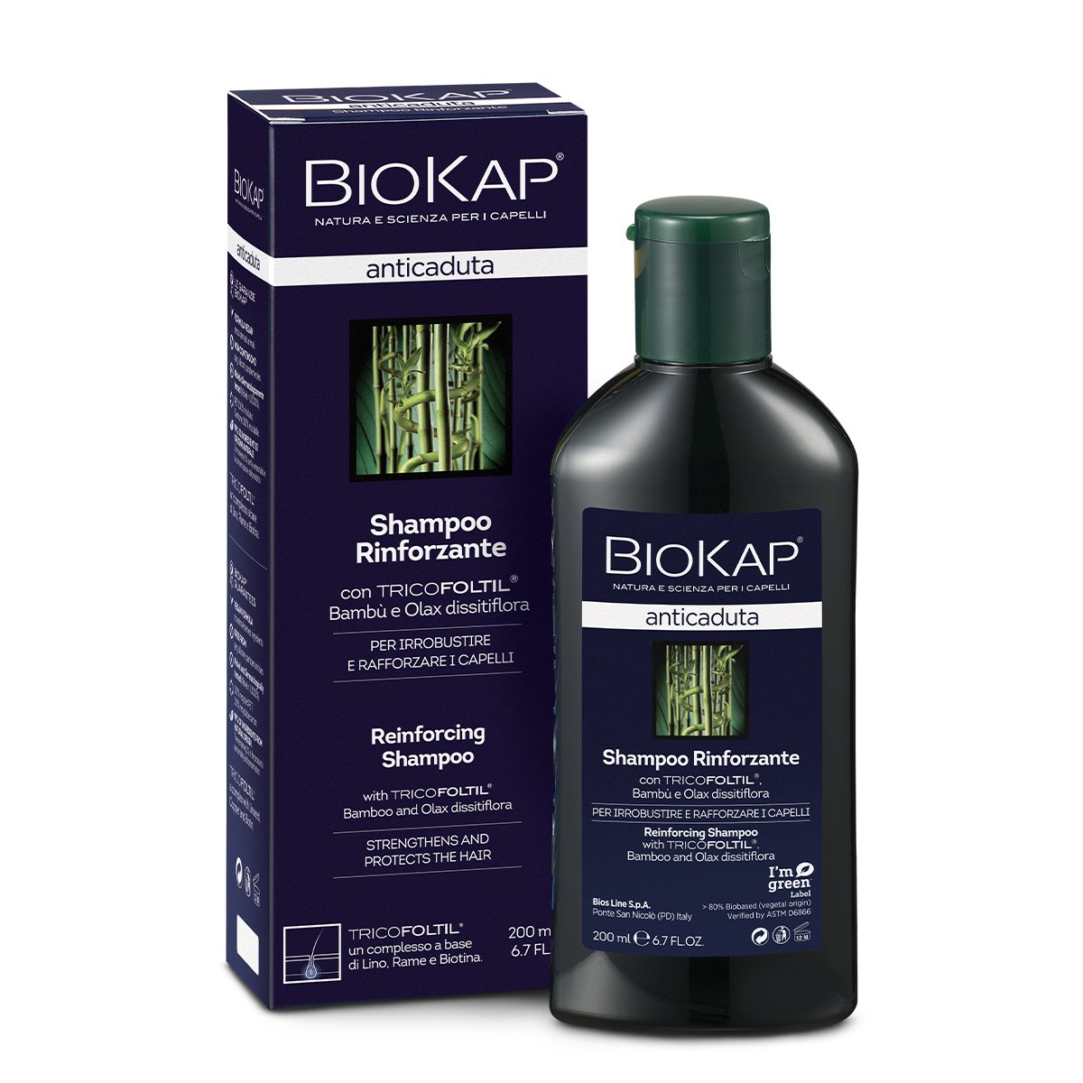 BIOKAP SHAMPOO RINFORZANTE ANTICADUTA