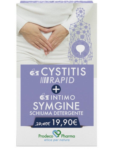 GSE CYSTITIS RAPID 30CPR + SYMGINE SCHIUMA DETERGENTE