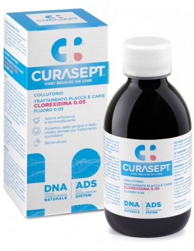CURASEPT COLLUTORIO 0,05 200ML ADS+DNA