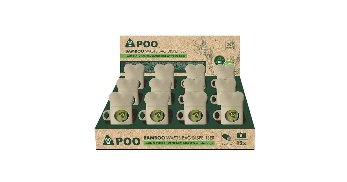 MPETS POO BAMBOO OSSO DISPENSER SACCHETTINI