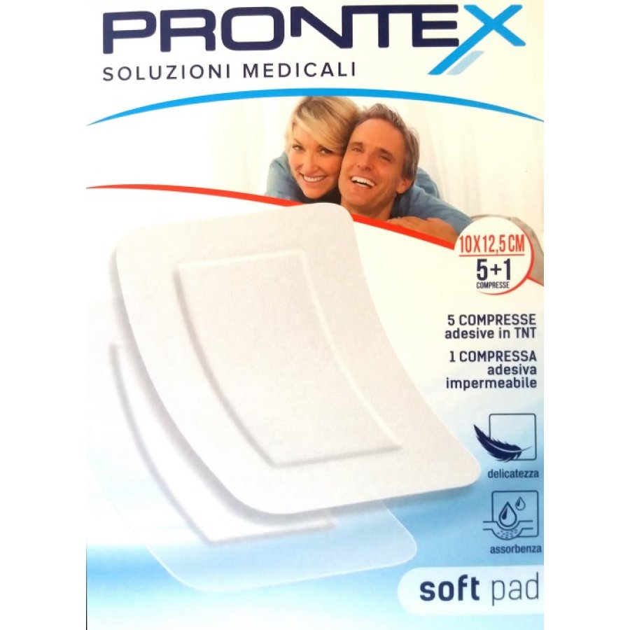 GARZA PRONTEX SOFT 10X12,5CM 6 PEZZI