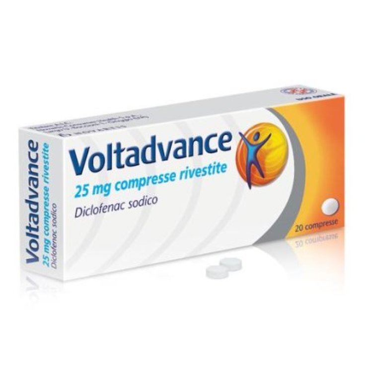 VOLTADVANCE 20 COMPRESSE RIVESTITE 25MG