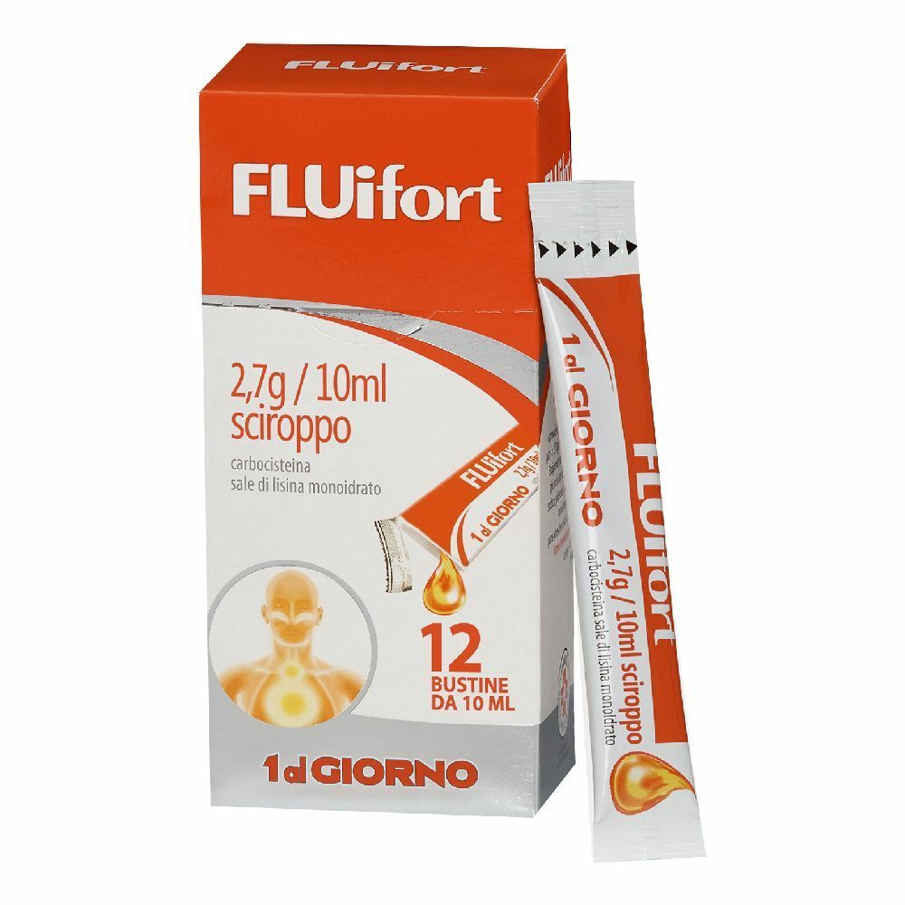 FLUIFORT SCIROPPO 12 BUSTINE 2,7G/10ML