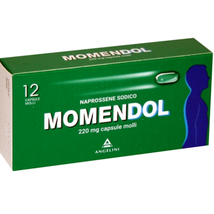 MOMENDOL 12CPS MOLLI 220MG