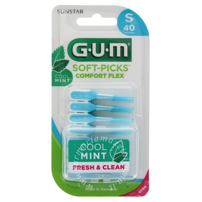 GUM SOFT PICKS MINT S SCOVOLINO 40 PEZZI