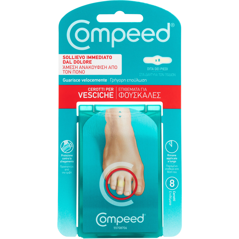 COMPEED VESCICHE DITA PIEDI 8 PEZZI