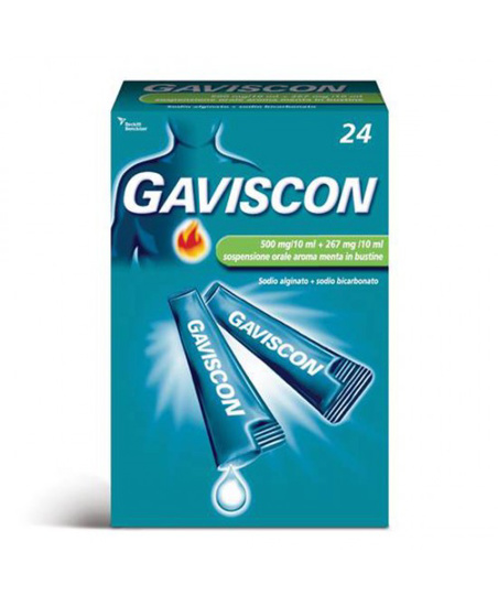 GAVISCON 24BUST 500+267/10ML