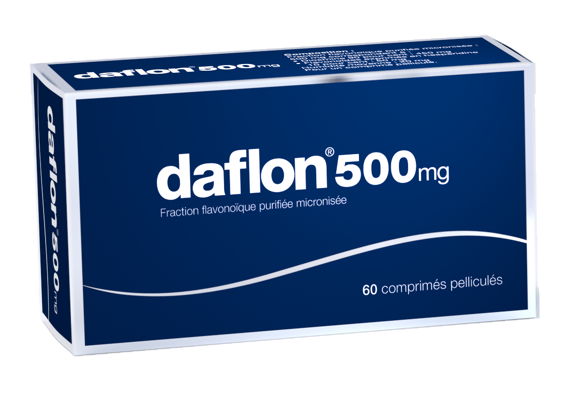 DAFLON 60CPR RIV 500MG