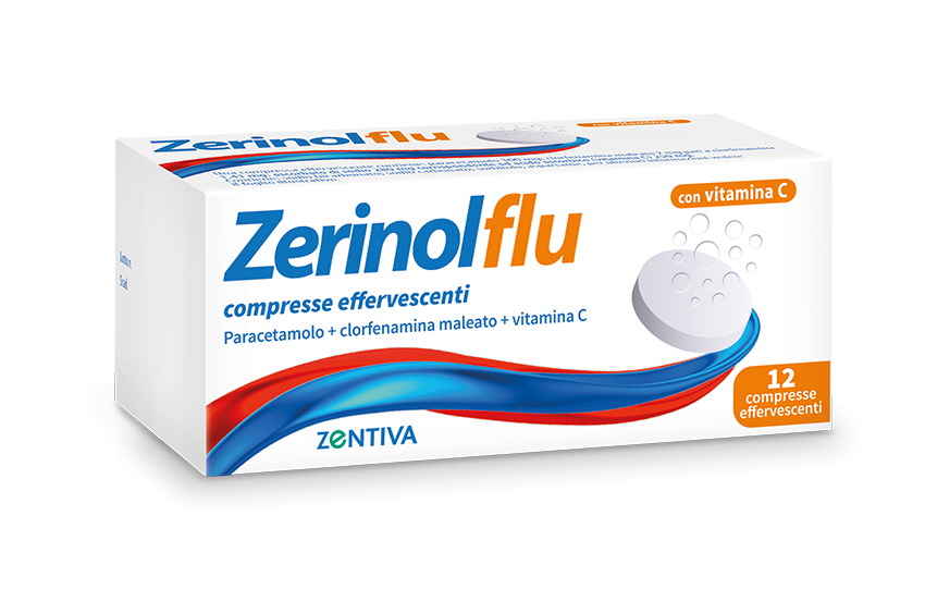 ZERINOLFLU 12COMPRESSE EFFERVESCENTI