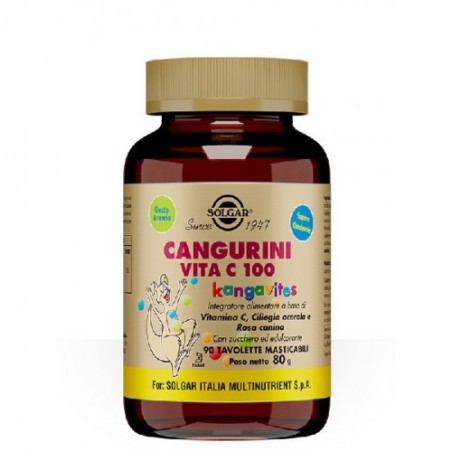 CANGURINI VITAMINA C 100 COMPRESSE MASTICABILI