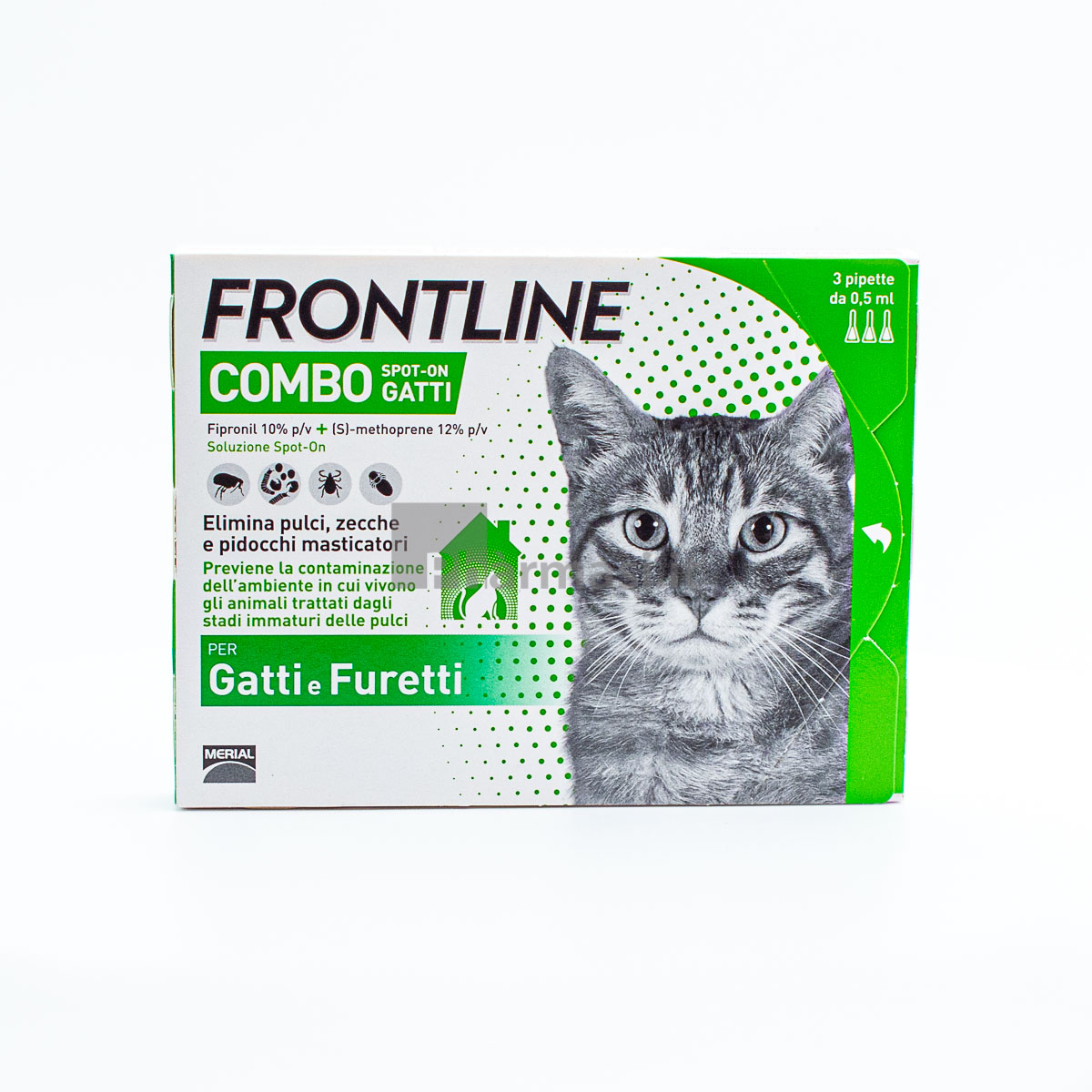 FRONTLINE COMBO 3 PIPETTE GATTI/FURETTI