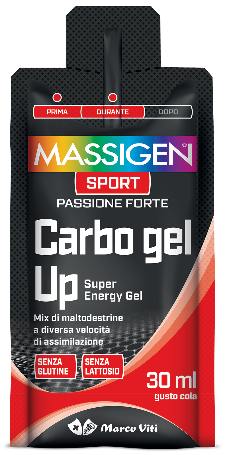 MASSIGEN SPORT CARBO GEL UP 30ML