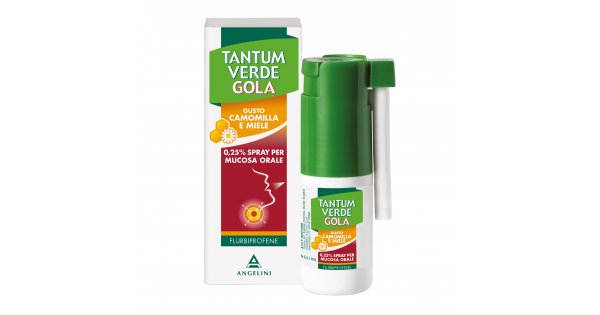 TANTUM VERDE GOLA SPRAY GUSTO CAMOMILLA MIELE 15ML 0,25