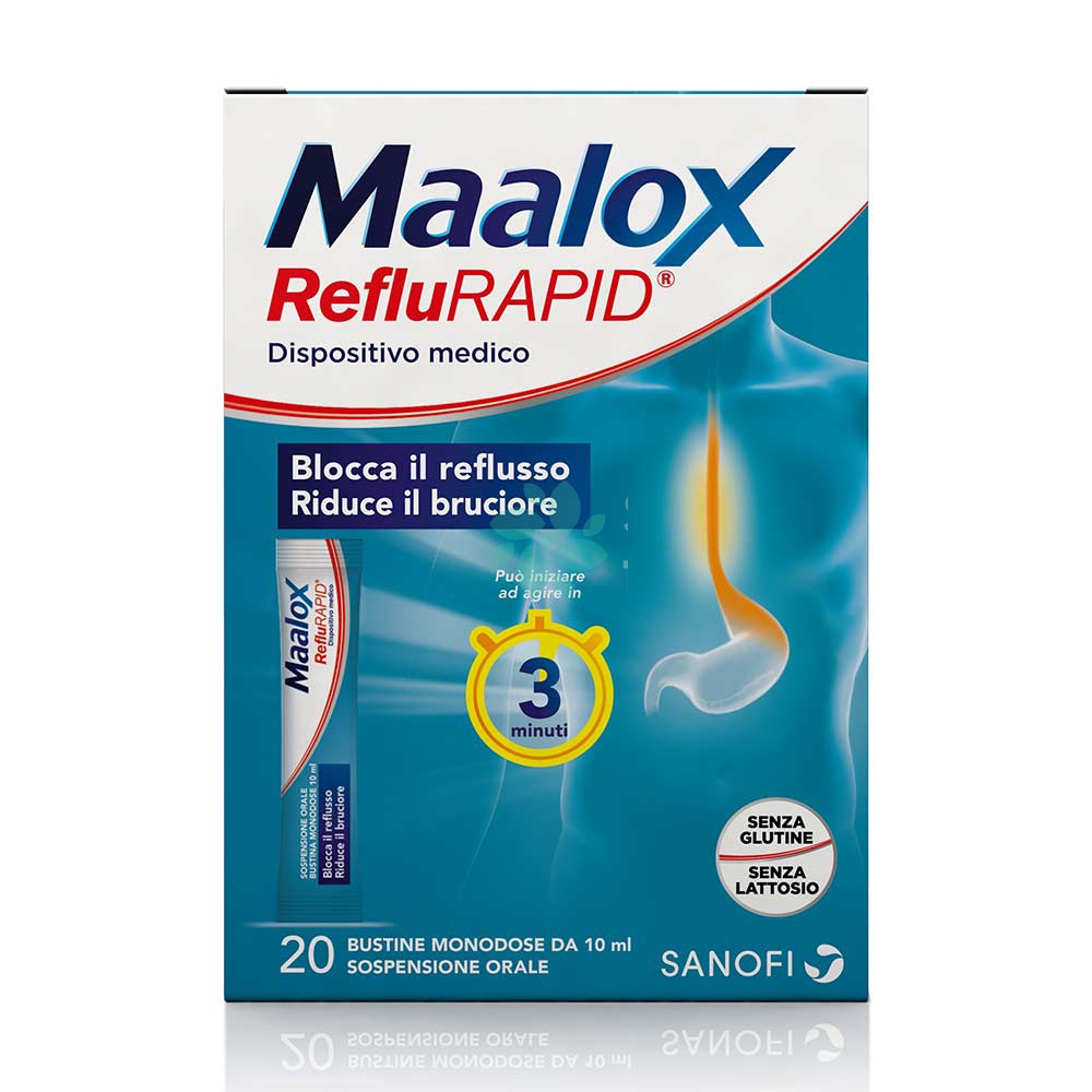 MAALOX REFLURAPID 20BUST