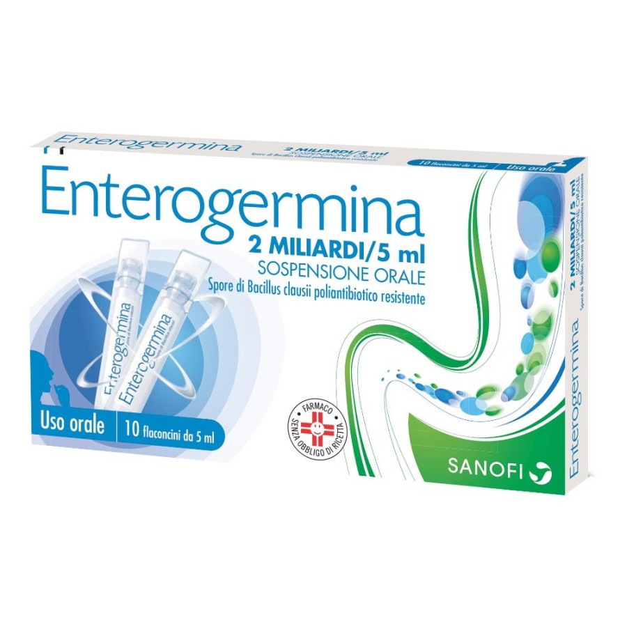 ENTEROGERMINA 10 FLACONCINI 2MLD/5ML