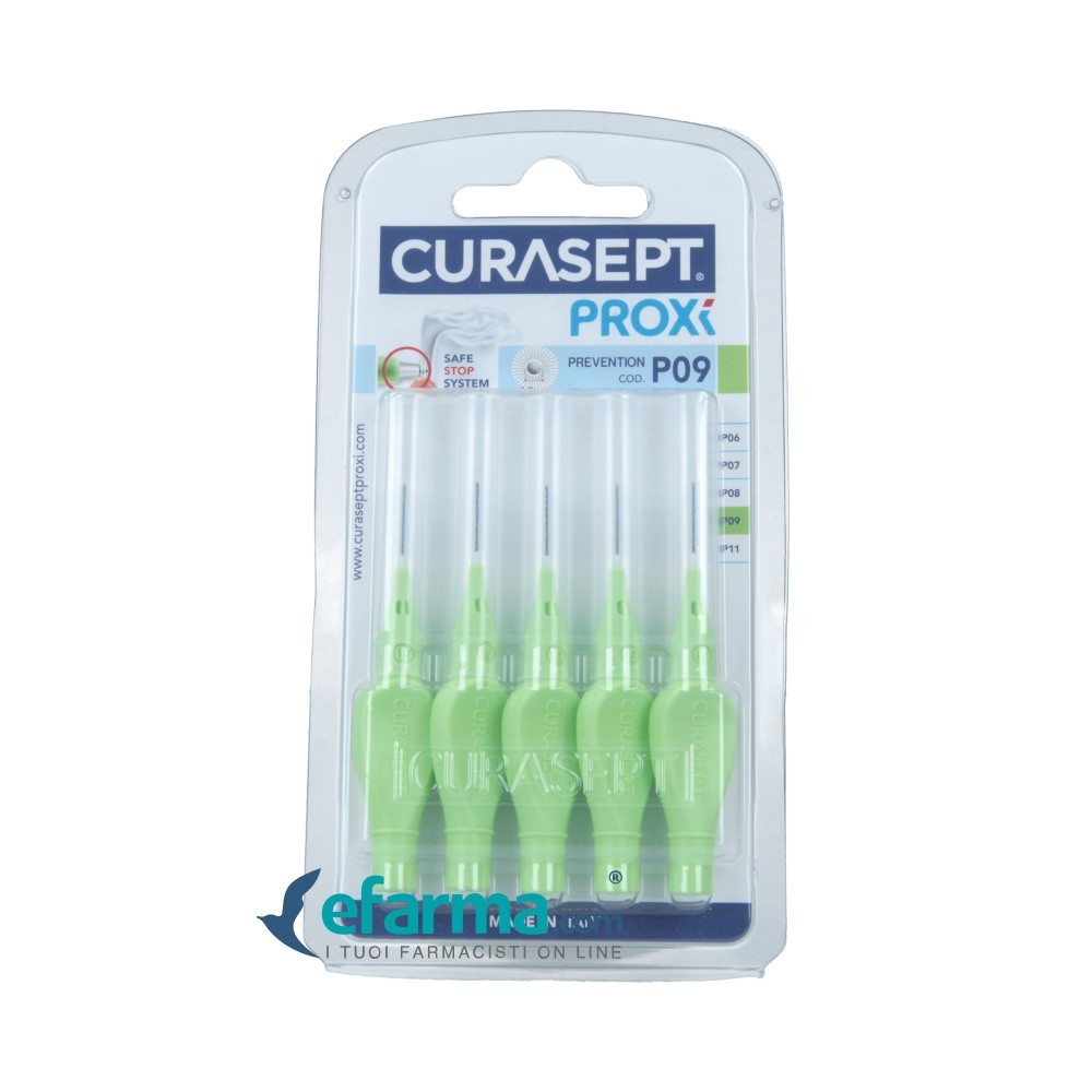 CURASEPT PROXI P09 VERDE CHIARO/LIGHT GREEN 6 PEZZI